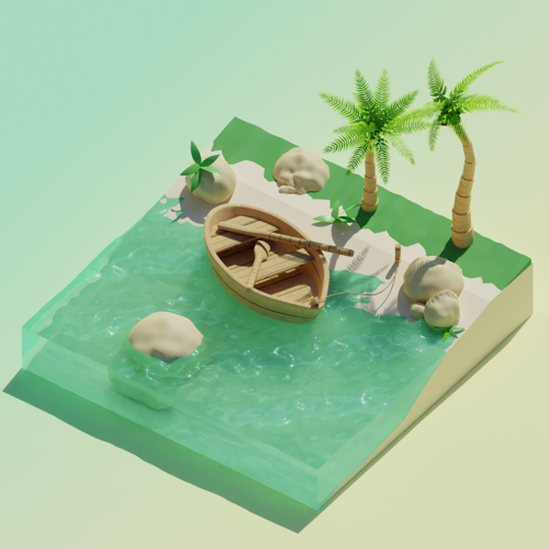 Tropical scene  preview image
